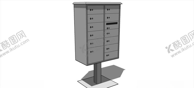编号：66889409280222339295【酷图网】源文件下载-收信箱邮箱邮筒室外模型S