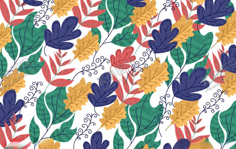 编号：30226910101618218908【酷图网】源文件下载-叶子背景