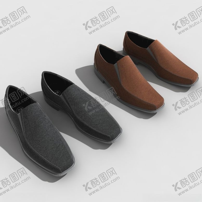 编号：77750601290708573228【酷图网】源文件下载-C4D模型鞋子
