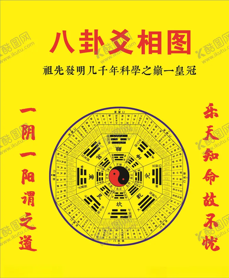 编号：45743703221802509324【酷图网】源文件下载-八卦爻相图