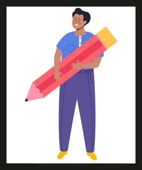 手绘男人男孩动画卡通卡通动画