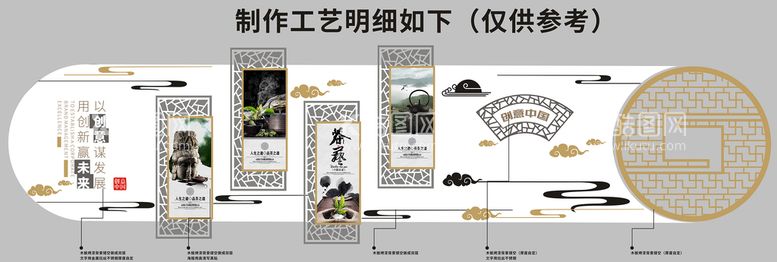 编号：37234210311830496917【酷图网】源文件下载-企业文化墙