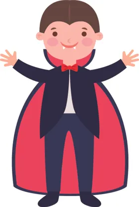 万圣节变装扮换鬼怪卡通人物