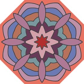 古典少数民族花纹底纹矢量