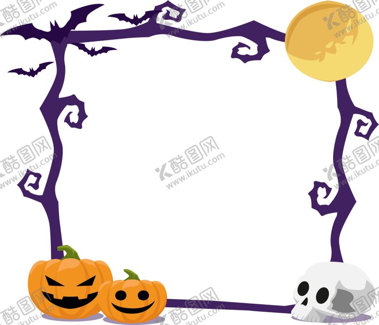 编号：75079009290120501846【酷图网】源文件下载-万圣节边框