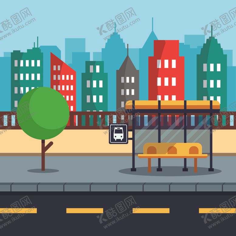 编号：76585910090543185841【酷图网】源文件下载-城市插画