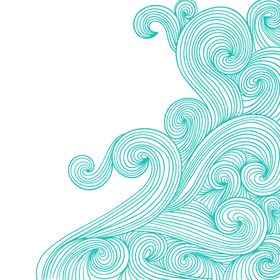 绿色边框时尚古典花纹回形纹