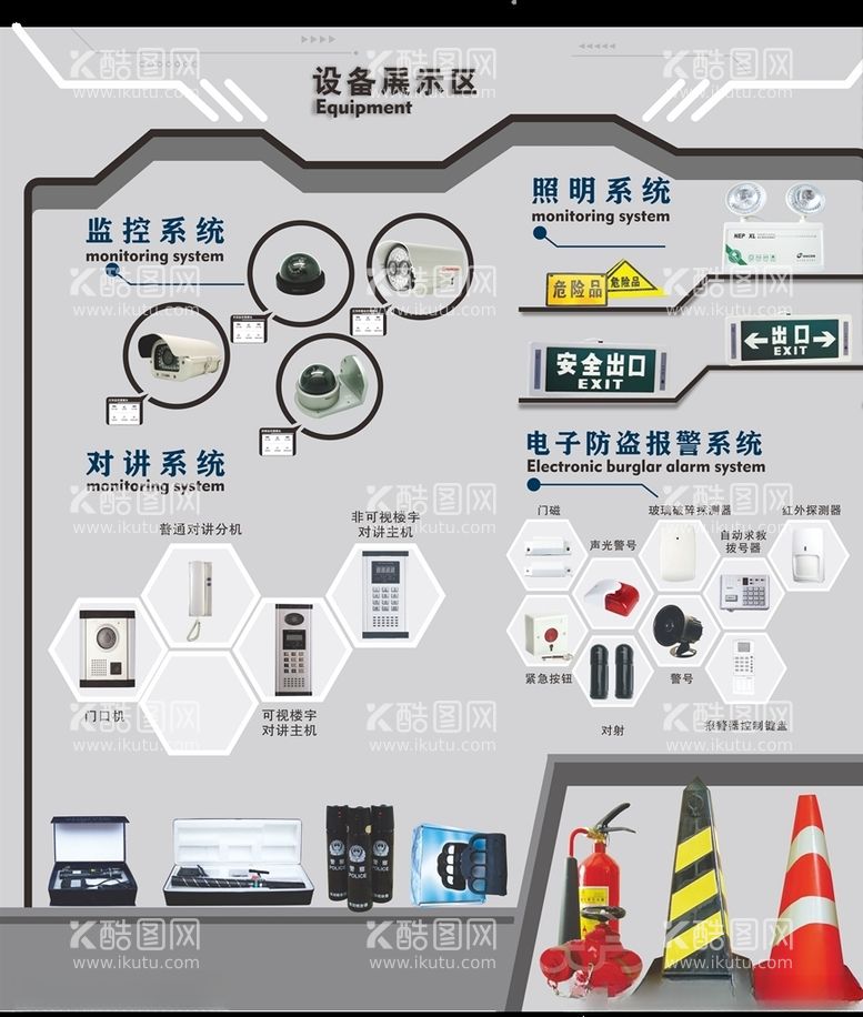 编号：85414103180107064896【酷图网】源文件下载-设备展示联网报警