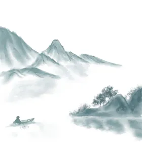 水墨山水背景