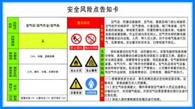 CNG加气机风险点告知卡