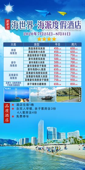 巽寮湾旅游海报
