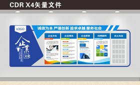 企业文化墙员工风采背景风采
