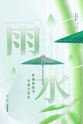 雨水海报