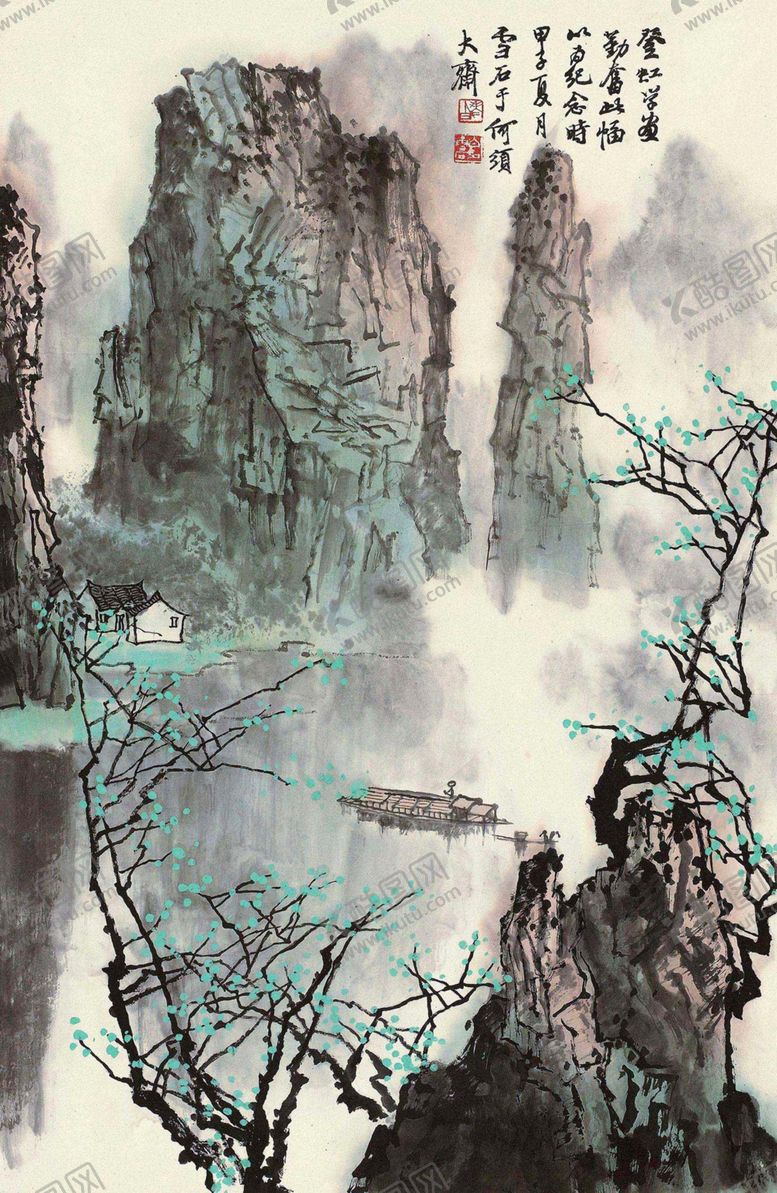编号：22997105090825325611【酷图网】源文件下载-山水画