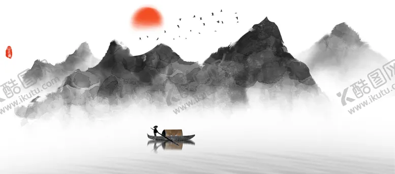 编号：58023609270647442480【酷图网】源文件下载-山水画  