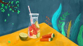 夏日主题装饰插画
