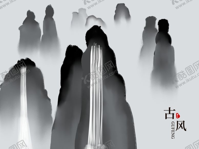 编号：18778109262102458065【酷图网】源文件下载-山水背景