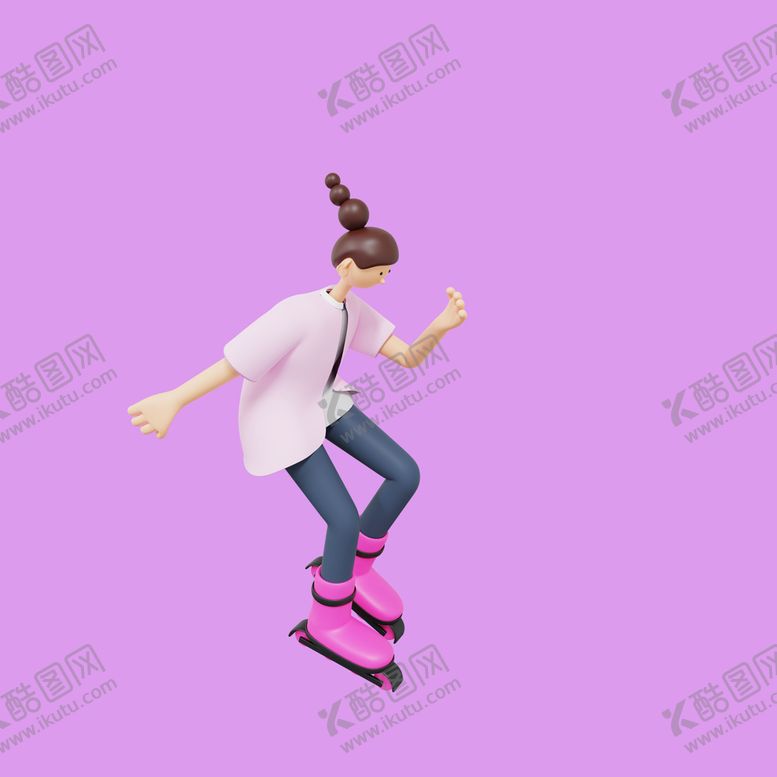 编号：76238510080413422851【酷图网】源文件下载-3D动画女孩