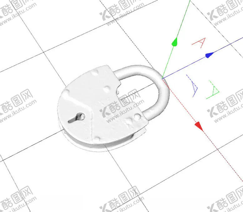 编号：89626002171722105163【酷图网】源文件下载-C4D模型锁头
