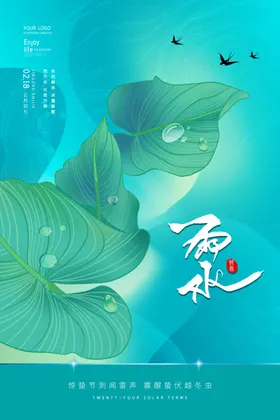 雨水海报