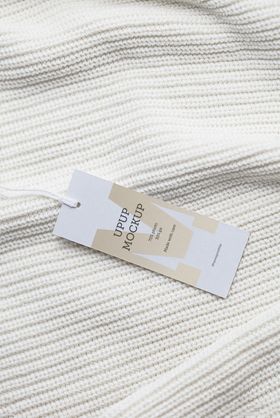 服装吊牌标签样机