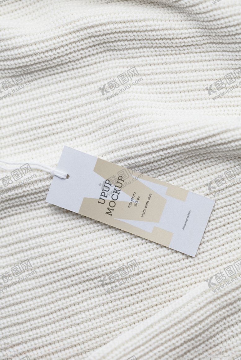 编号：23538410280608077463【酷图网】源文件下载-服装吊牌标签样机