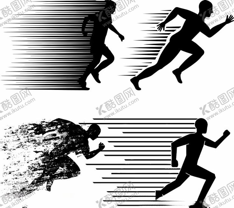 编号：63903202130333146354【酷图网】源文件下载-跑步运动员图案