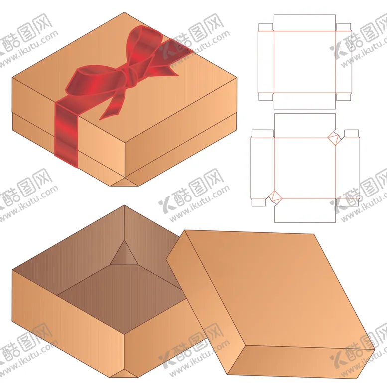 编号：10789209181534253427【酷图网】源文件下载-包装盒刀模