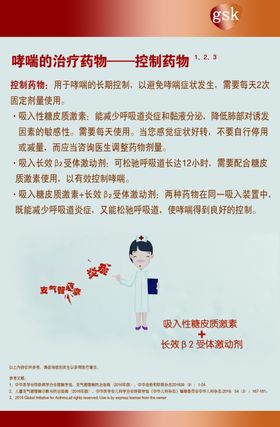 预防哮喘海报