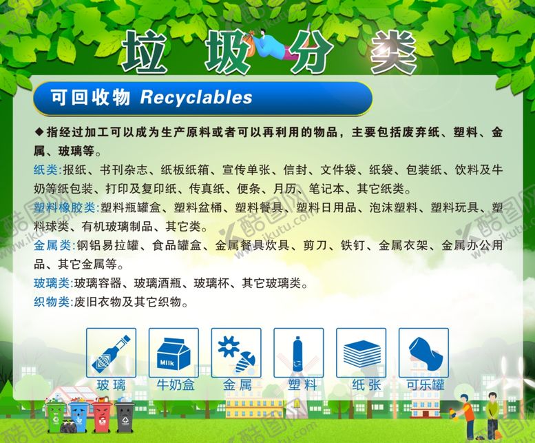 编号：81784605011456488309【酷图网】源文件下载-垃圾分类