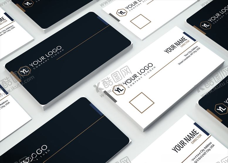 编号：53331210100137182798【酷图网】源文件下载-矢量名片模板