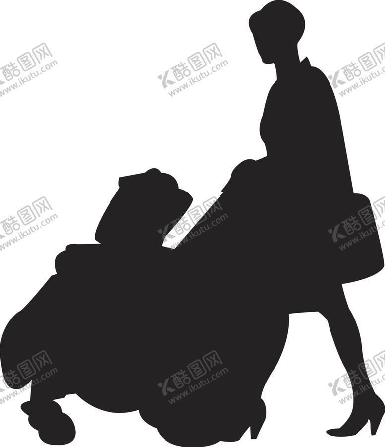 编号：18077005020051065978【酷图网】源文件下载-一家人剪影