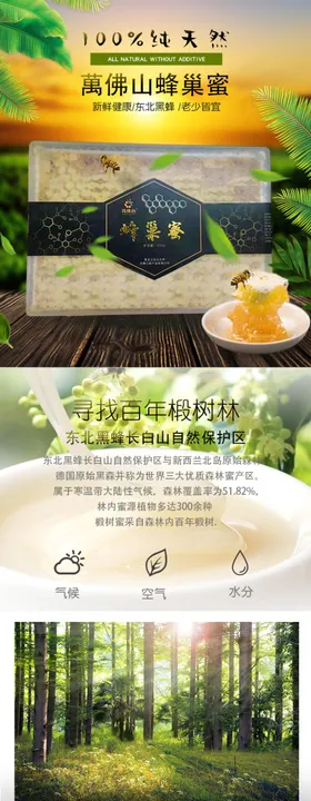 蜂蜜产品详情图
