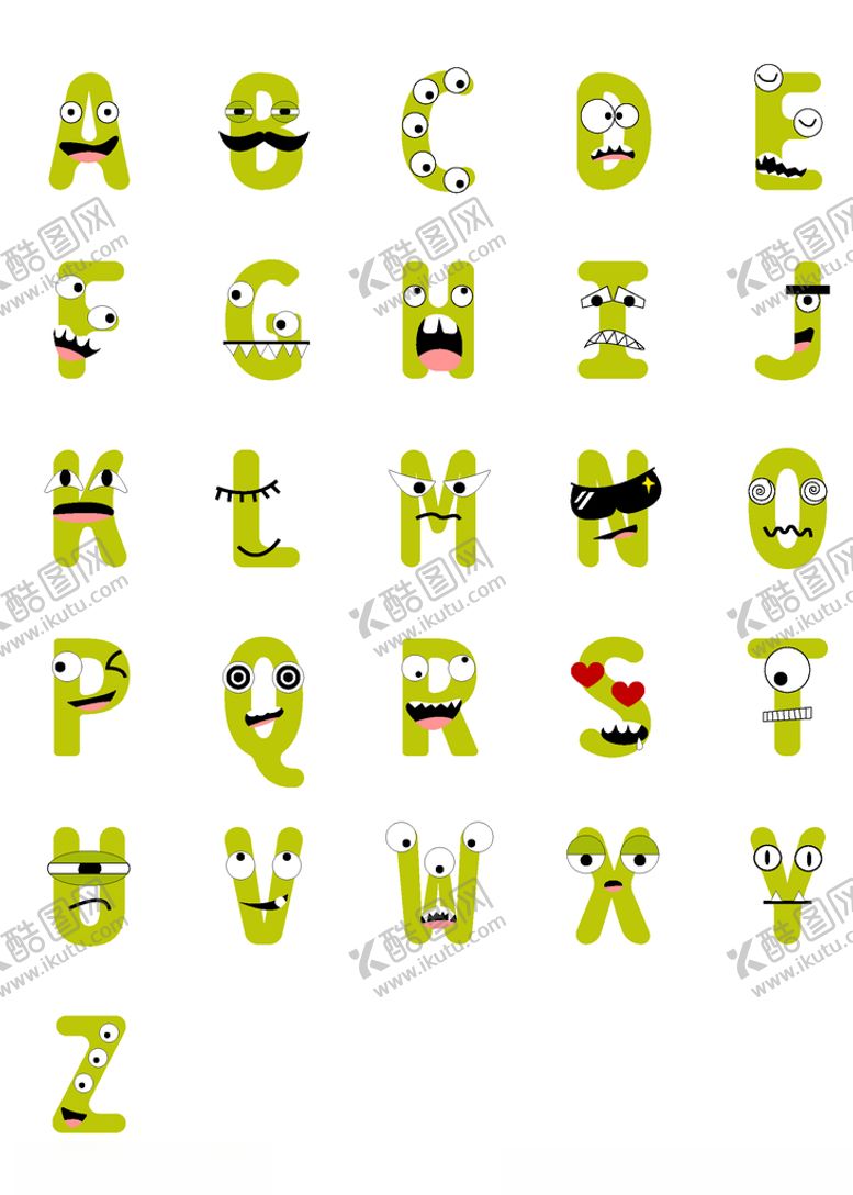 编号：29374811012139239351【酷图网】源文件下载-字母