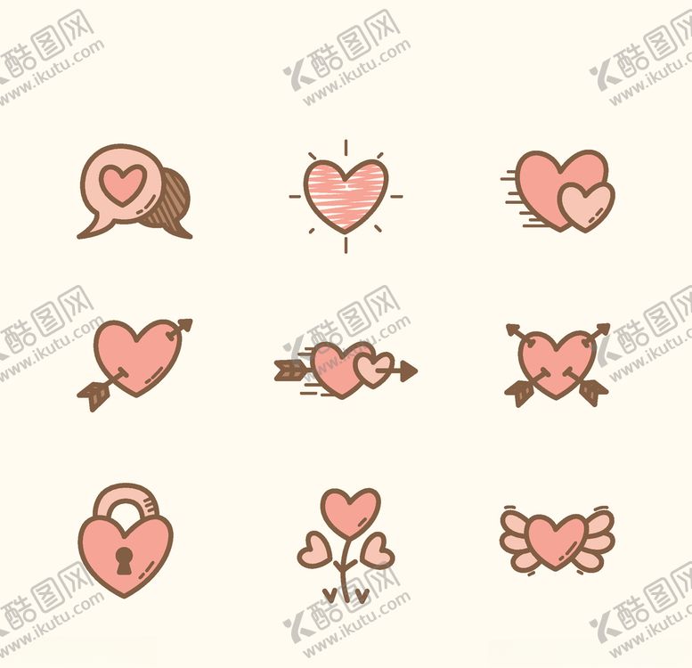 编号：20461810210501345787【酷图网】源文件下载-爱心