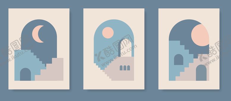 编号：38650510062136531169【酷图网】源文件下载-梦幻建筑插画组图