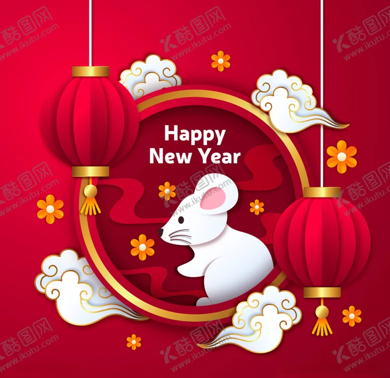 编号：86775810131314027151【酷图网】源文件下载-鼠年快乐