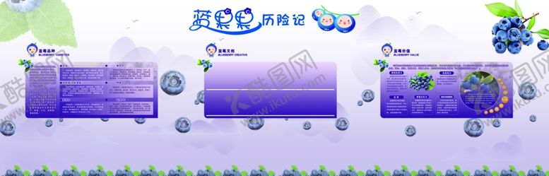 编号：29241706291715106232【酷图网】源文件下载-蓝莓文化可爱蓝莓