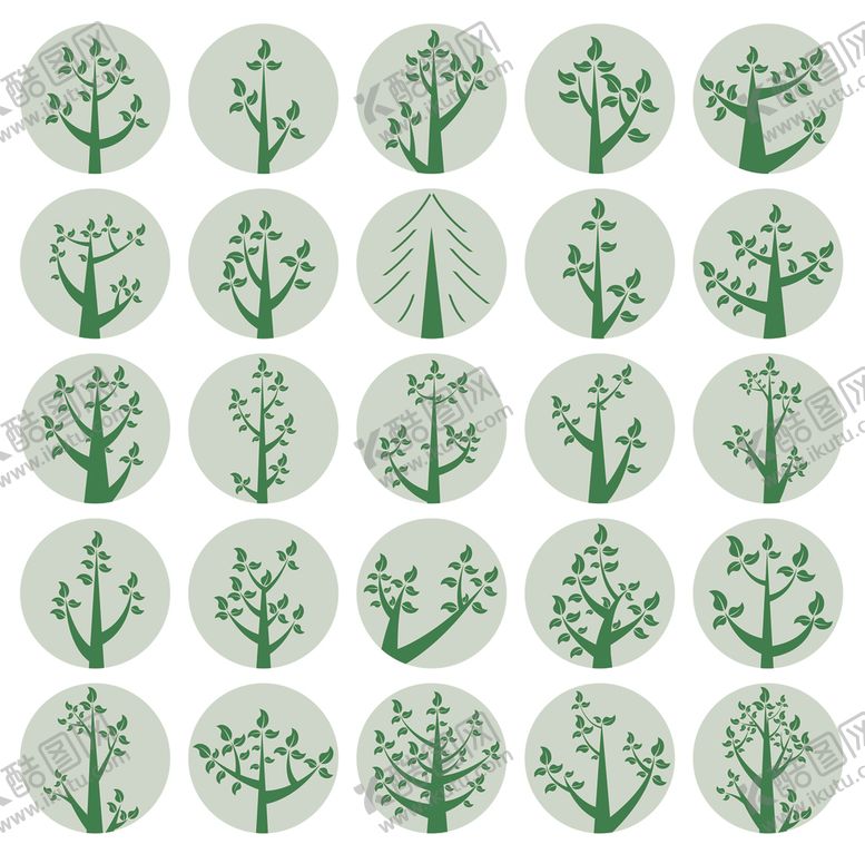 编号：28352904041105031117【酷图网】源文件下载-树木图案