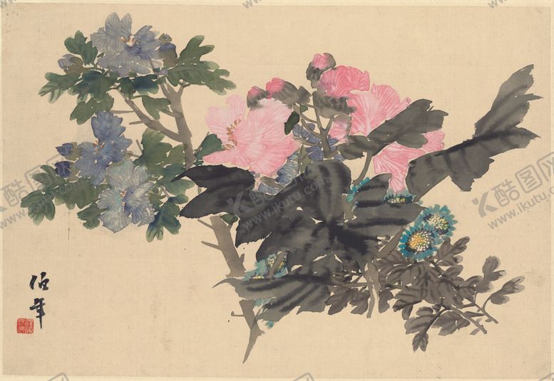 编号：76110409250545506700【酷图网】源文件下载-花卉十二开