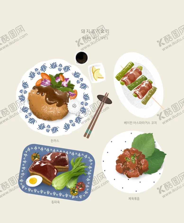 编号：51390506262142543341【酷图网】源文件下载-手绘美食海报