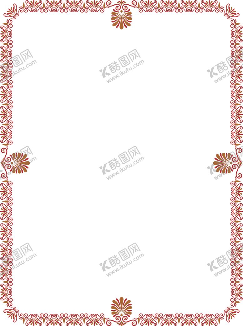 编号：10369304222025131151【酷图网】源文件下载-简约花纹边框