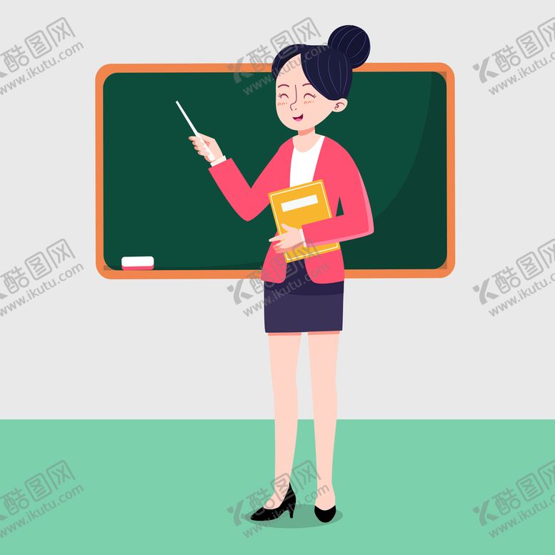 编号：74892509230253238269【酷图网】源文件下载-上课的女老师