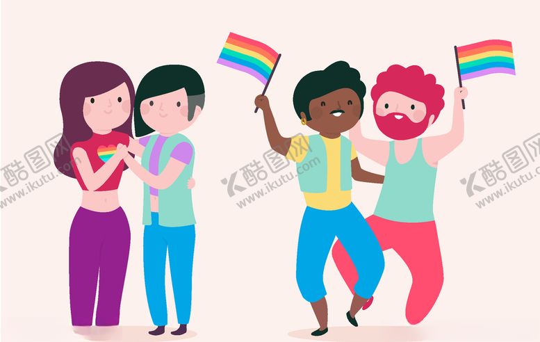 编号：71862209241946179767【酷图网】源文件下载-矢量卡通休闲人物