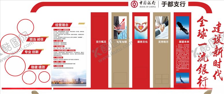 编号：51948007051349532422【酷图网】源文件下载-银行艺术文化墙新时代一流