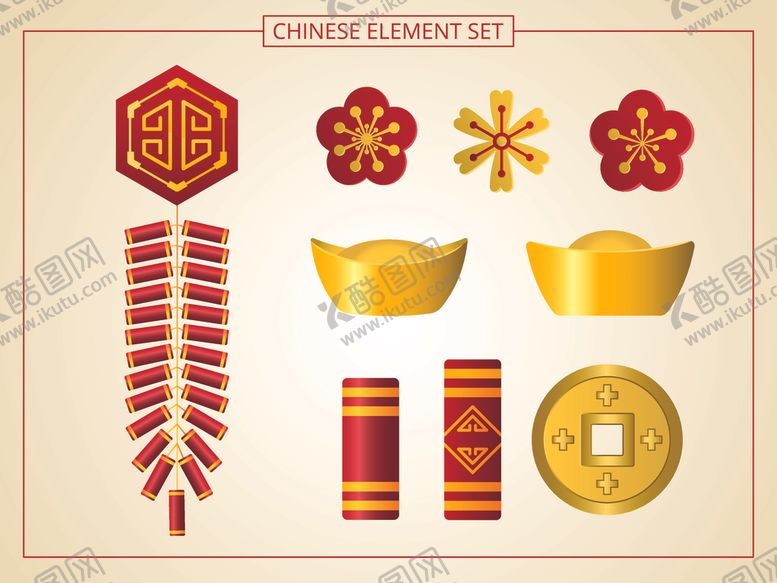 编号：96000804071251324443【酷图网】源文件下载-中国新年元素