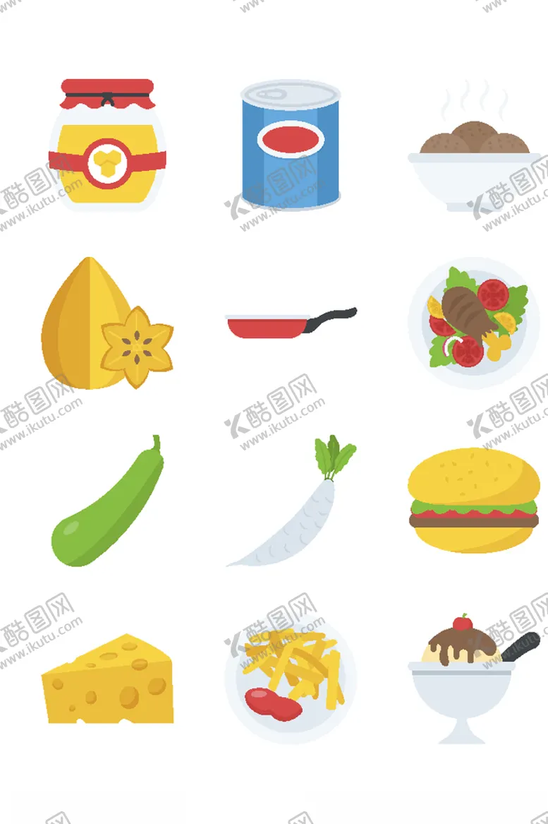 编号：28644904191710196385【酷图网】源文件下载-饮食图标