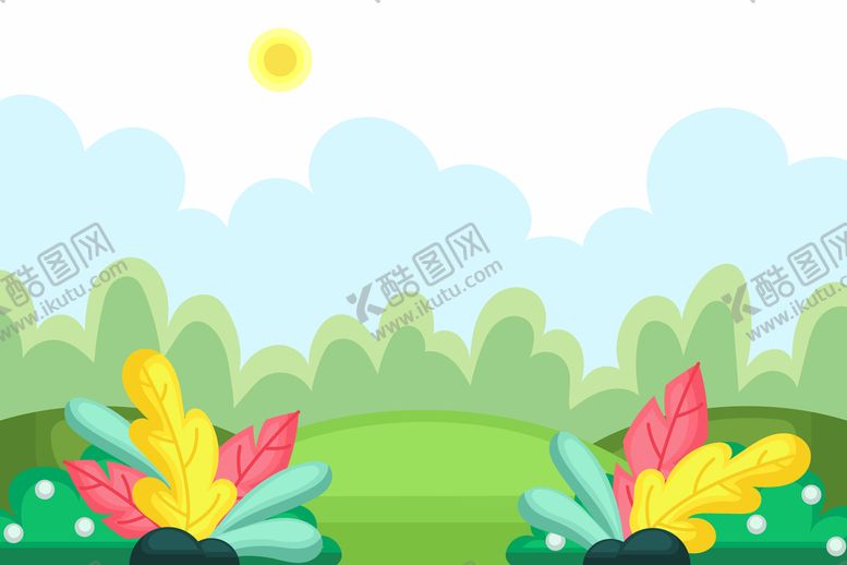 编号：39247301311046495469【酷图网】源文件下载-矢量春天背景