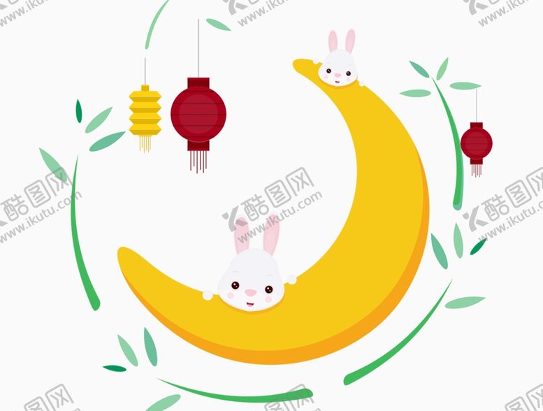 编号：30435211300303205491【酷图网】源文件下载-中秋玉兔月饼