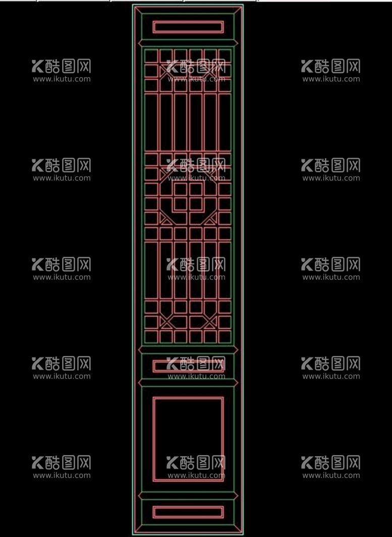 编号：26932011200419284775【酷图网】源文件下载-中式门窗镂空设计图案